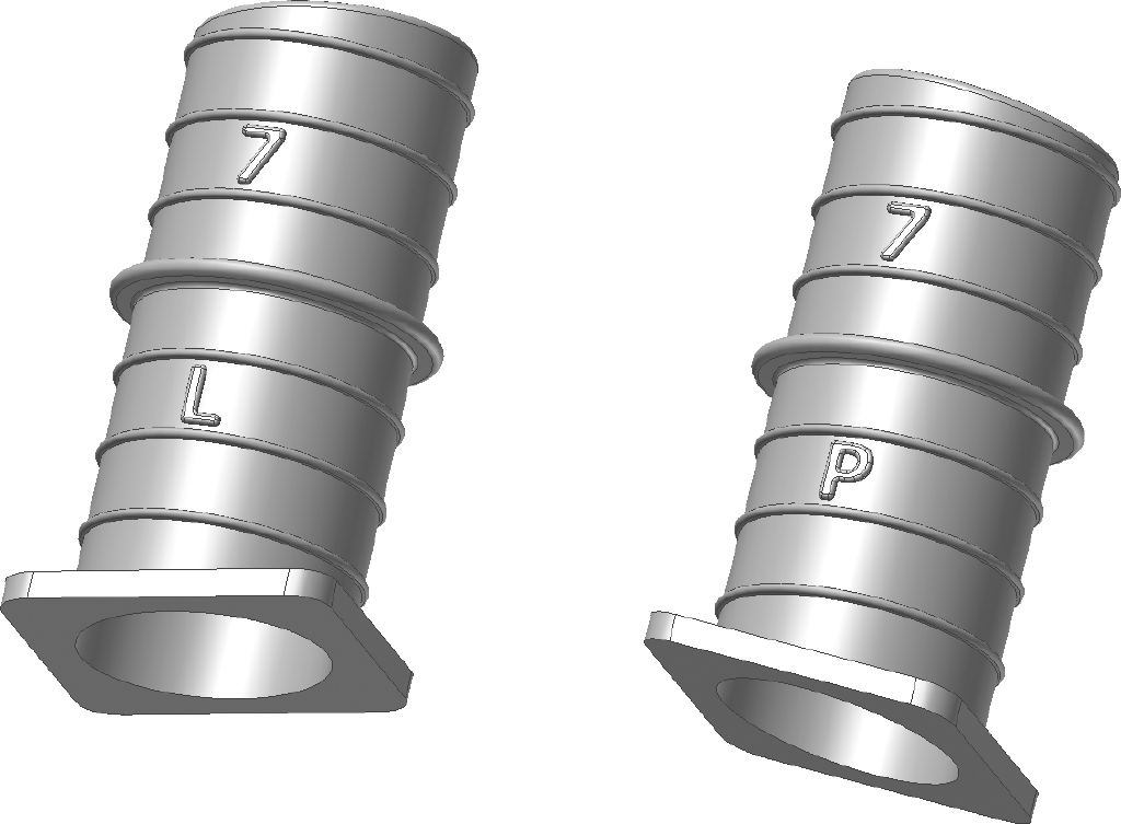 Wall plug for single rungs STHLD