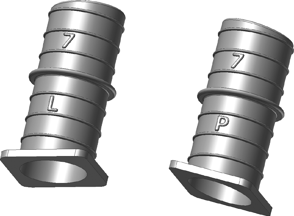 Wall plug for single rungs STHPD