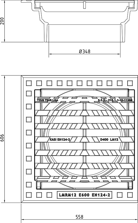 Grate KMN12P