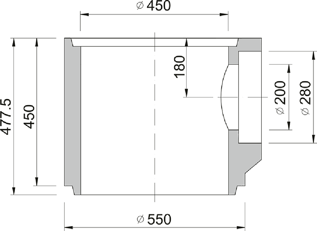 Street inlet BU43D