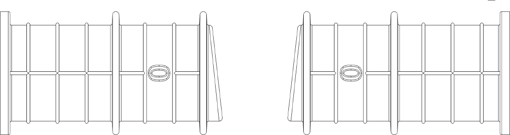 Wall plug for single rungs STHPR