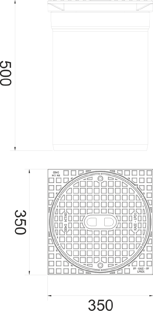 Poklop KDP350