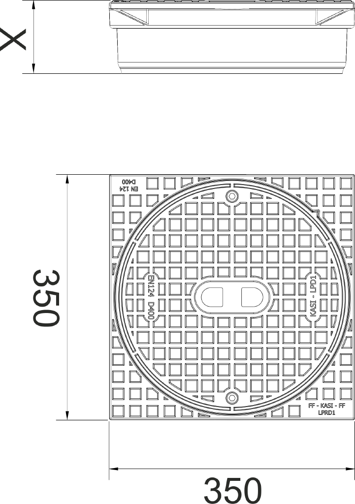 Poklop KDP3