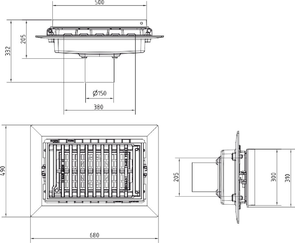 bridge drainage MK35CZ