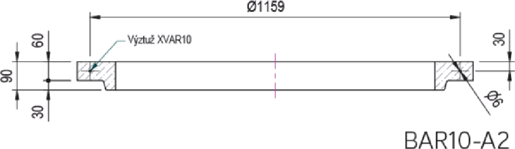 Transition piece BAR10-A2