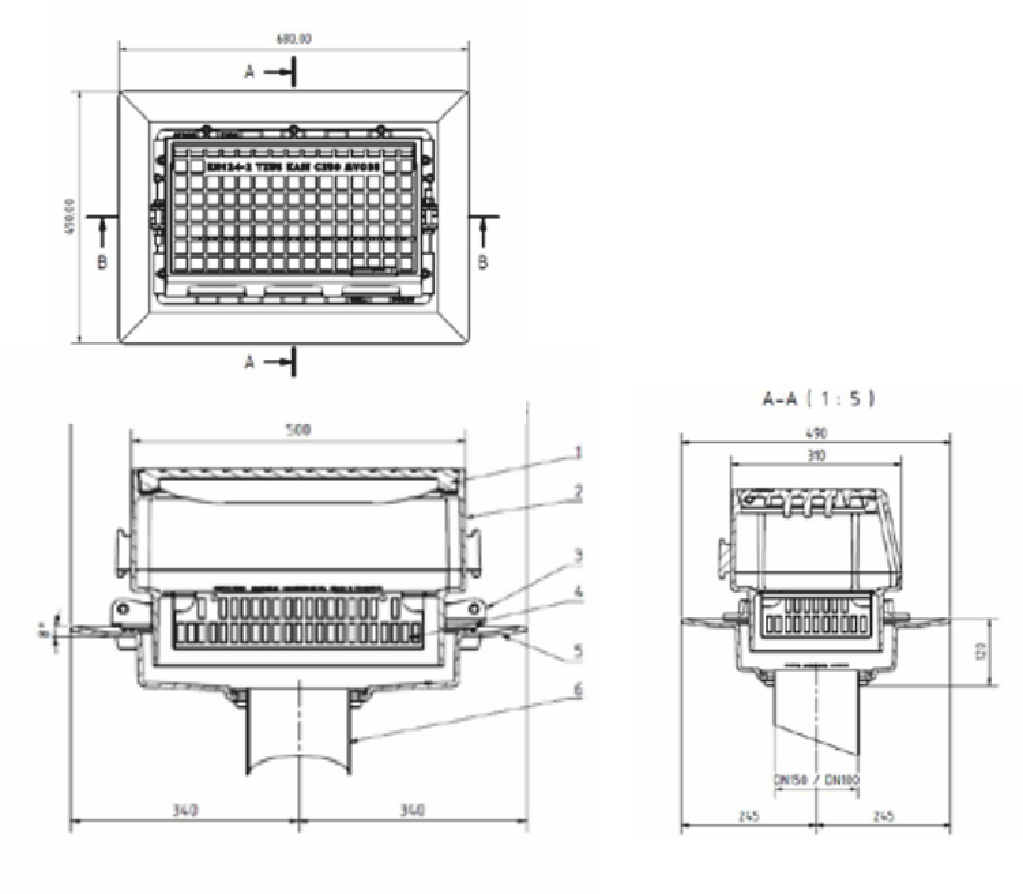 bridge drainage MKO35CZ